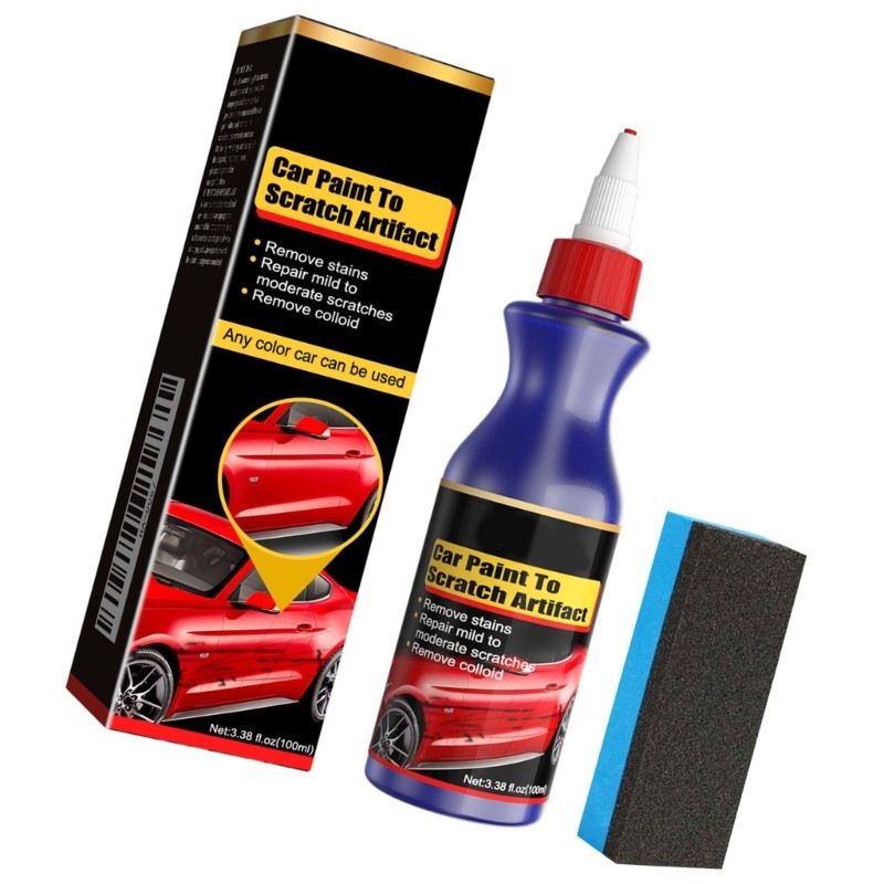 SJP Car Scratch Remover Paint Care Tool Auto Swirl Remover Scratchs Repair Polishing Agent with Wipe