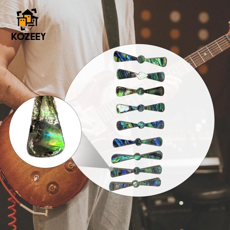 9x Guitar Fingerboard Inlays Fretboard Markers Nơ Người Mới Bắt Đầu Acrylic Chuyên Nghiệp Trang Trí 