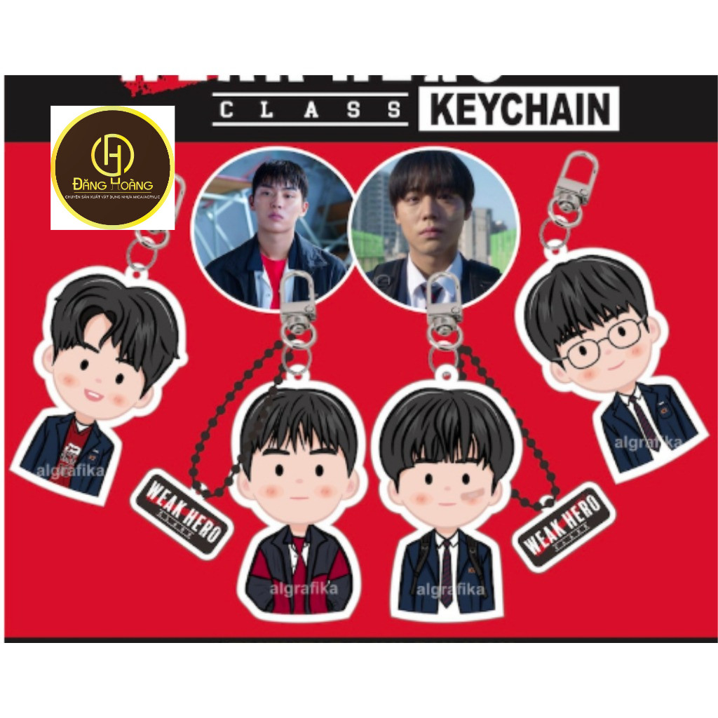 weak hero class keychain fanmade choi hyun wook park jihoon keychain fanart kdrama - DH