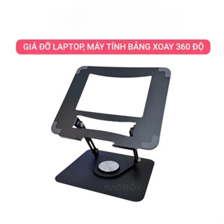  Giá đỡ Laptop chân xoay 360 độ Đế tản nhiệt kê laptop Máy tính bảng Ipad hợp kim Thép công thái học K95 Macbox 
