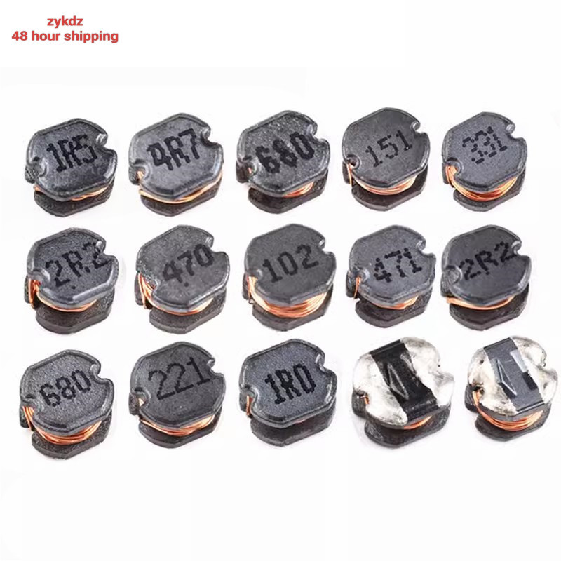 10 Chiếc CD75 SMD Điện Cuộn Cảm 1R0 1R5 2R2 3R3 4R7 6R8 100 150 220 330 470 680UH UH MH 101 102 222 