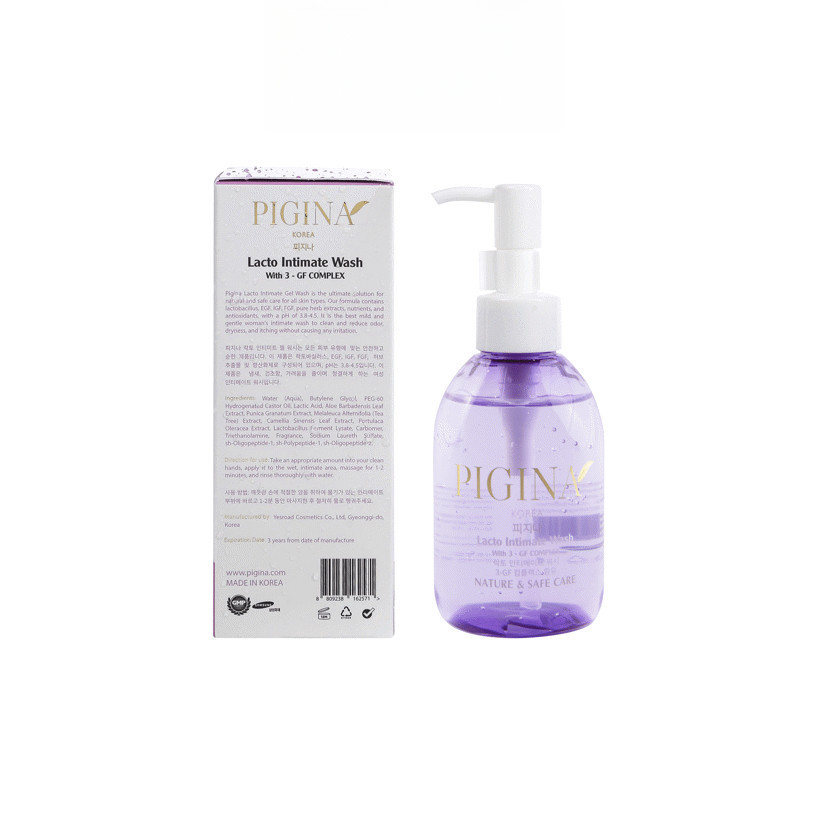 Dung dịch vệ sinh phụ nữ Pigina 150ml - Pigina Lacto Intimate Wash