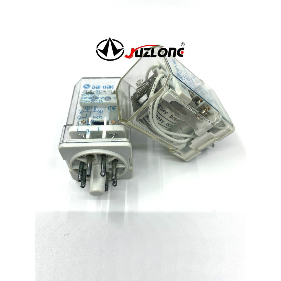 Bảo hành một năm JTX-2C, JTX-3C Rơle điện từ nhỏ JQX-10F / 2Z 3Z 24V 220V
