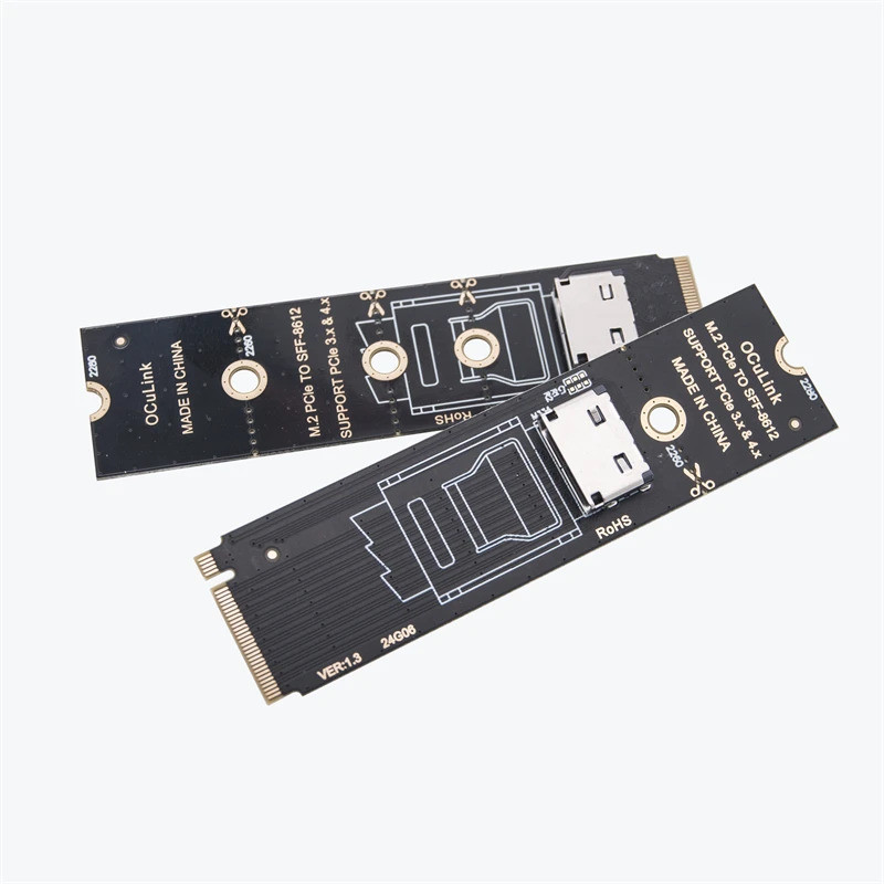 M.2 NVME sang Oculink Nữ Dock SFF-8612 Adapter PCI-E X4 Thẻ Chuyển Đổi Hỗ Trợ PCIE3.0 4.0 Cho 2.5 "N