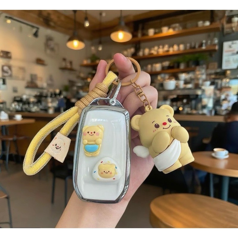 Dành Cho Xe Toyota Chìa Khóa Bao Fob Cho Xe Toyota Móc Khóa Yaris Camry Corolla Vios Wigo Hiace Agya