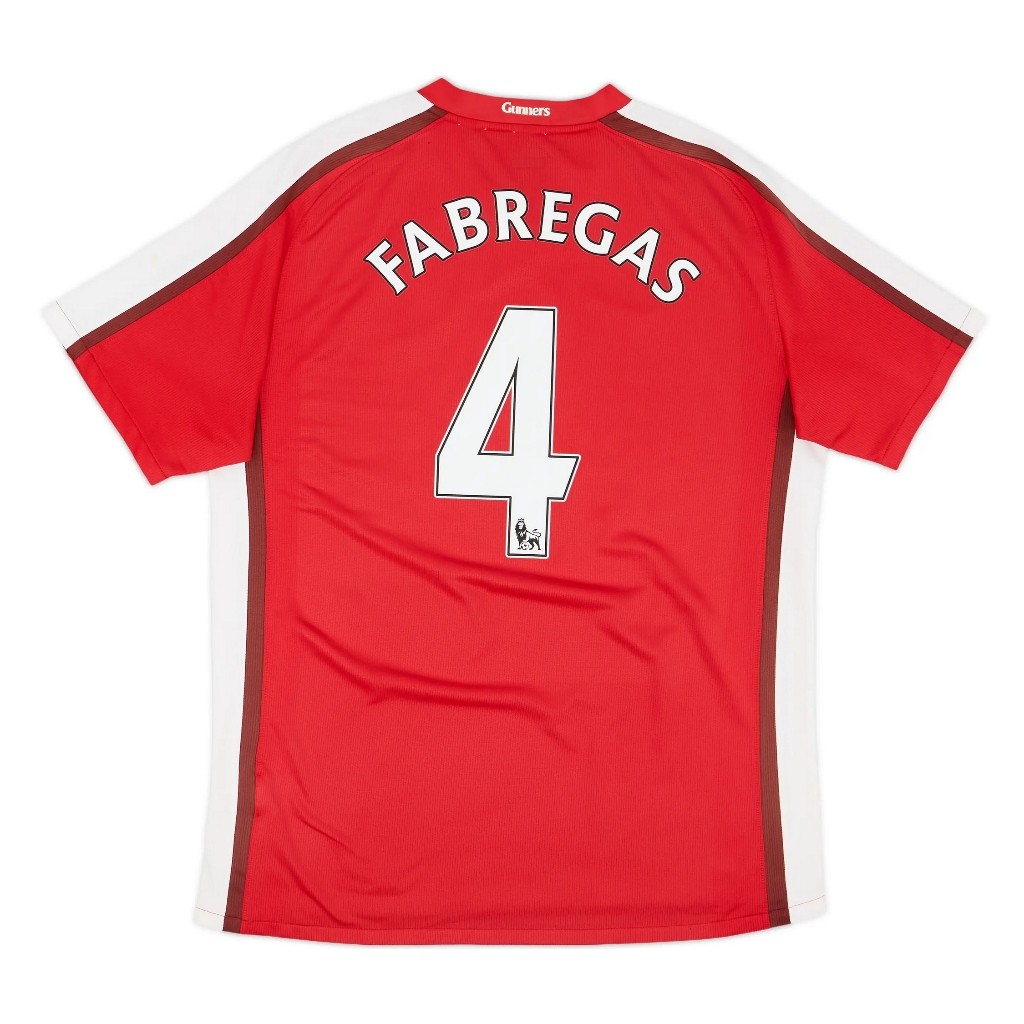08-10 Arsenal Home Retro Soccer Jersey Bóng đá Fabrigas 4 2008 20109