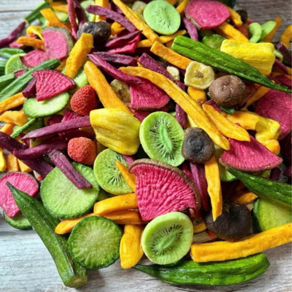 1Kg Rau Của Quả Thập Cẩm Sấy Thăng Hoa Mix Vị