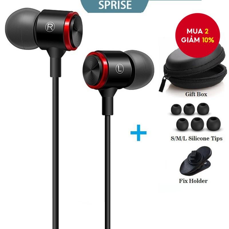 SPRSE Extra Bass Stereo Kim Loại Tai Nghe Có Tai Nghe Khử Tiếng Ồn Tai Nghe Có Dây Tai Nghe Đa Năng 3.5 Mm Tai Nghe | BigBuy360 - bigbuy360.vn