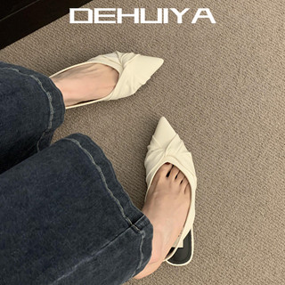 DEHUIYA Giày Cao Gót nữ Mũi Nhọn giày nữ GIÀY SANDAL Thấm hút mồ hôi Cá tính Phù hợp Phong cách đơn giản FGL2460VYI 28Z240710