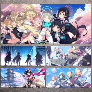 Miếng lót chuột chơi game Blue Archive Bàn phím máy tính dày cực lớn Thảm để bàn cho game thủ ACG Thảm cao su Trang trí bàn học sinh (FEW)