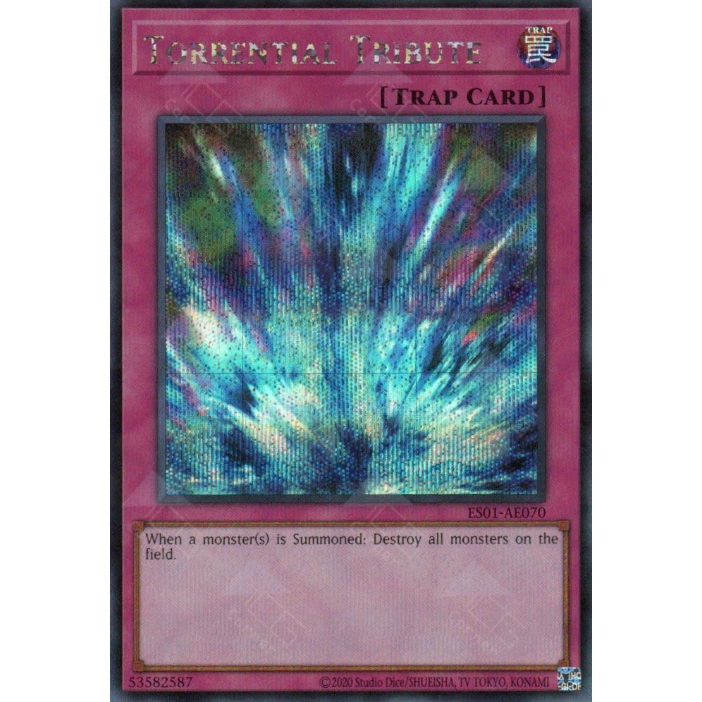 [ Bài Yugioh Chính Hãng ] ES01-AE070 Torrential Tribute