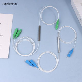 Bộ chia plc sợi quang peaceshells 1x2 sc / apc sc / upc mini blockless 1 * 2 sc apc / upc connector fiber splitter ftth chế độ đơn vn