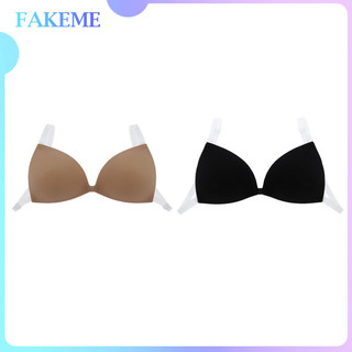 Áo ngực không dây bằng silicon dành cho nữ Dây đeo chéo Push Up Bra
