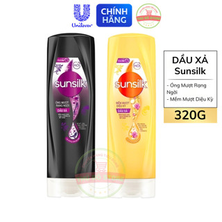 Dầu Xả Sunsilk Óng Mượt Rạng Ngời | Mềm Mượt Diệu Kỳ - Chai 320G