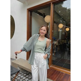 Áo sơ mi lụa tơ đuôi tôm sm-9022