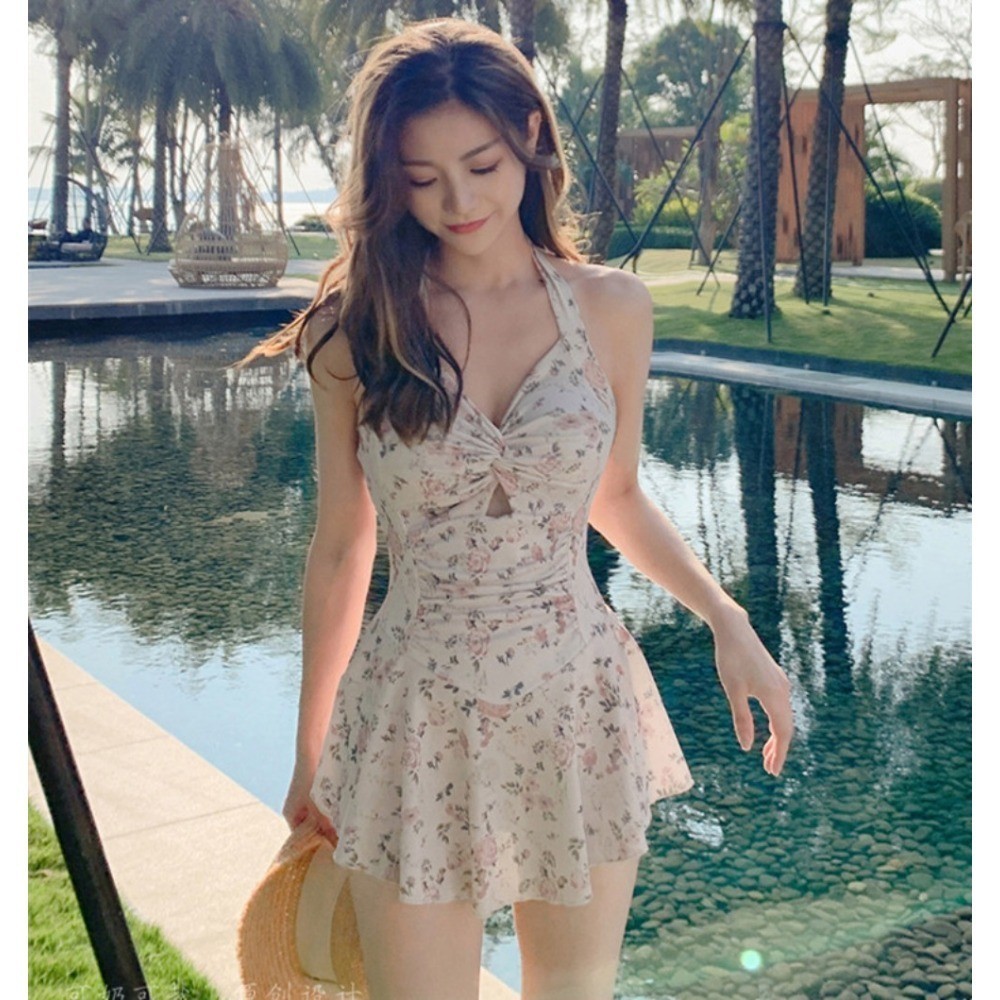 RICH-THEY Đồ Bơi Một Mảnh Họa Tiết Hoa Dành Cho Nữ Bikini Thời Trang Mới Đi Biển Suối Nước Nóng | BigBuy360 - bigbuy360.vn