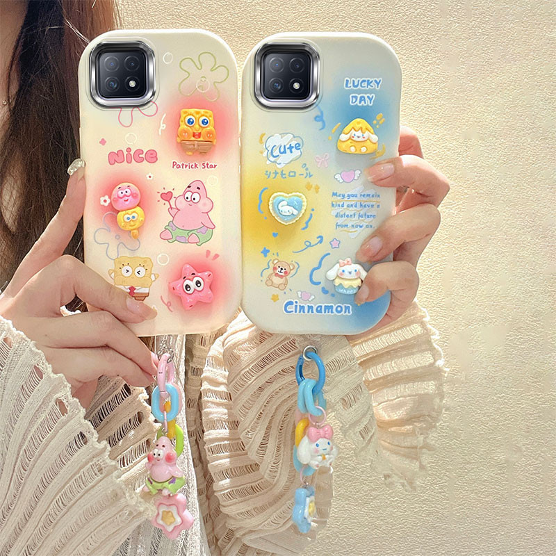 Ốp Điện Thoại Cho Oppo A73 A72 A53 5G Sang Trọng Dễ Thương 3D Hoạt Hình Con Chó Con Patrick Bobs Cin