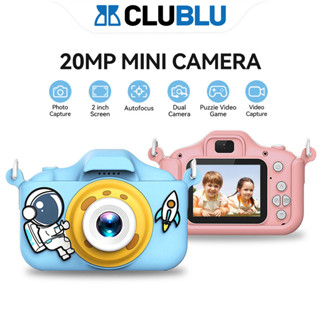 -CLUBLU- Máy Ảnh Kỹ Thuật Số Mini Cho Bé Camera-008 Digital HD Cute Phi Hành Gia 20Triệu Pixel 1920P