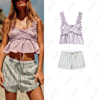 Áo lụa ngôi nhà sọc mới3152018 Quần short Boxer thời trang6929422