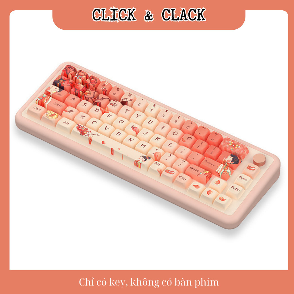 Keycap Chinese Empress - MDA Profile - PBT cao cấp 158 Phím | BigBuy360 - bigbuy360.vn