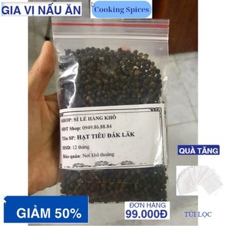 100gr Hạt tiêu sọ tiêu đen, tiêu trắng nguyên chất Đaklak