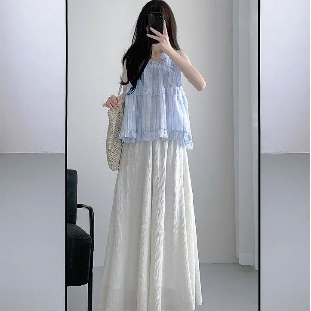 RICH-THEY Quần Ống Rộng Cỡ Lớn  Thời Trang Mới Quần Culotte Chữ A Màu Trơn Thường Ngày Cho Nữ | BigBuy360 - bigbuy360.vn