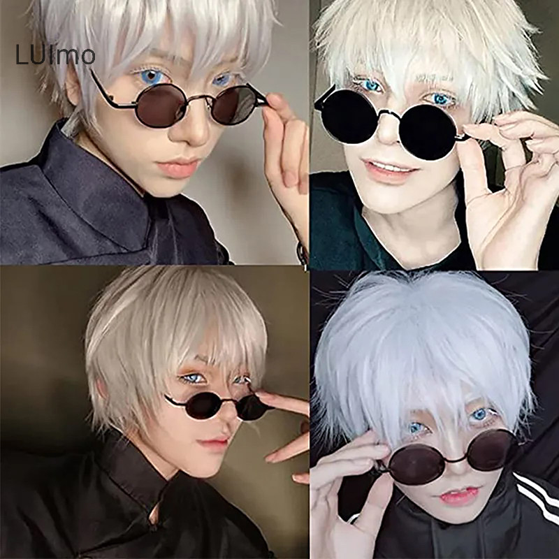 Luimo Thời Trang Kính Tròn Anime Cosplay Đen Kính Mắt Kính Mát Chất Lượng Cao Đảng Nam Nữ Chống Đỡ Phụ Kiện SBS