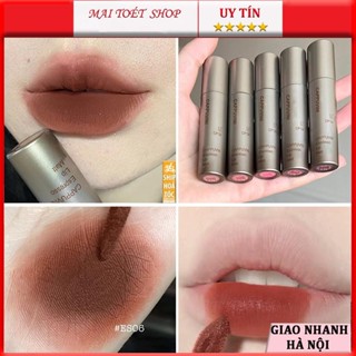 (Son mới 2023)Son kem lì Cappuvini 8 màu lựa chọn,tone trầm đỏ nâu đất rất xinh, son môi chính hãng nội địa trung