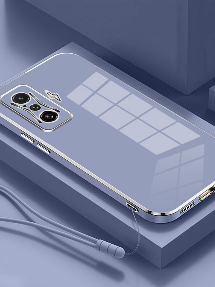 [SS originality]
 For Redmi K40 Gaming K50Gaming K50 Gaming Case + Wrist Strap Luxury Shining Plati