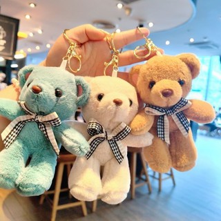  Phim hoạt hình dễ thương sang trọng Búp bê gấu bông móc khóa túi xe hơi đồ trang trí cặp đôi học sinh Mặt dây chuyền Quà Tặng