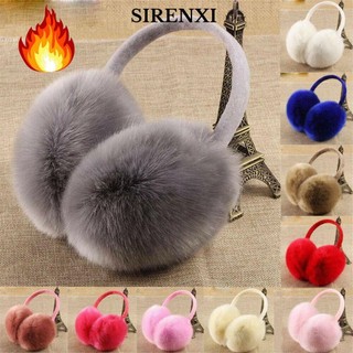 SIRENXI Chụp Tai Giữ Ấm Mềm Mại