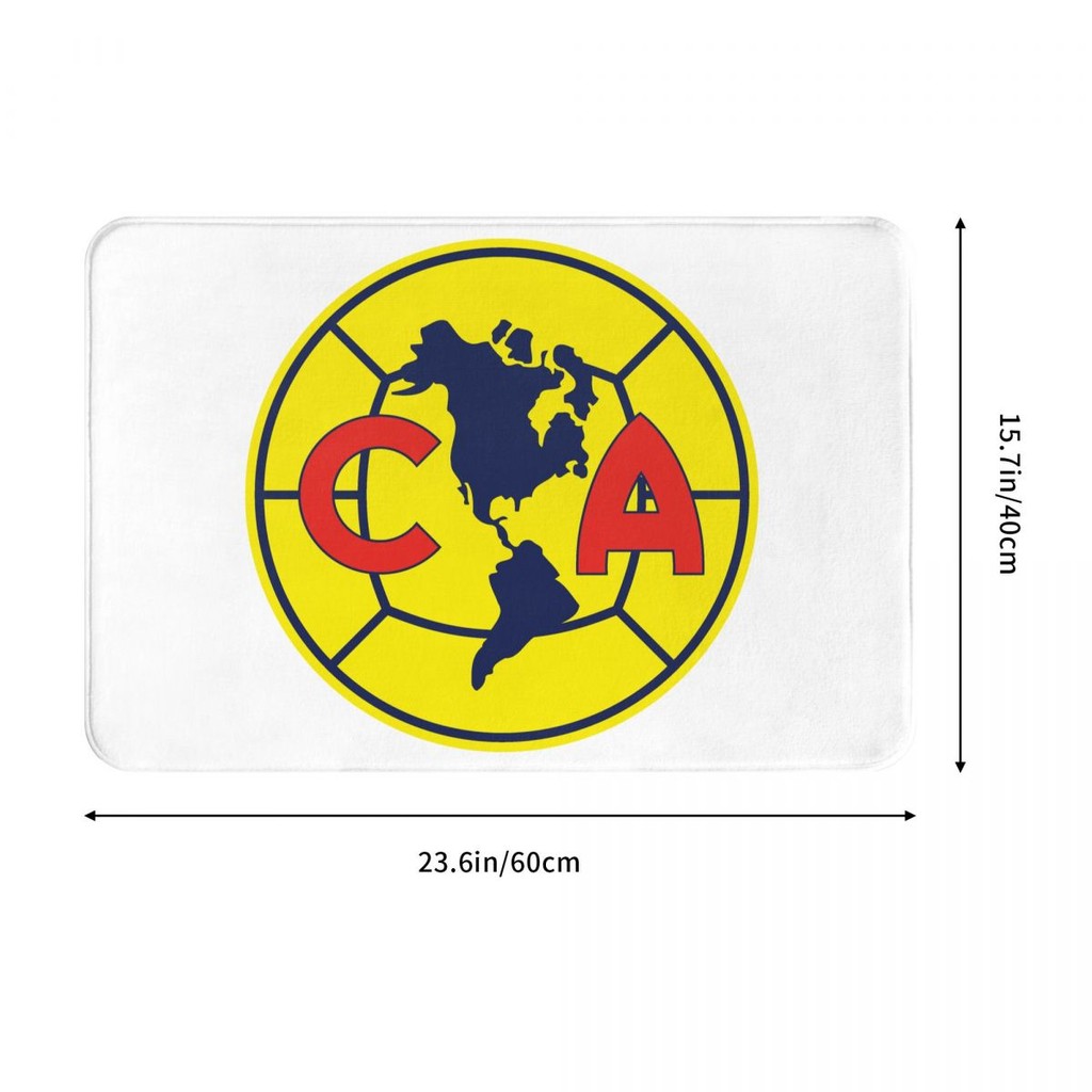 Club America De Mexico logo Phòng Tắm Flannel Sàn Thảm Vệ Sinh Nhà Vệ Sinh Chống Trơn Trượt Chân Thả