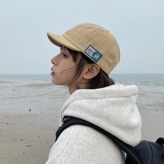 Mũ lưỡi trai ngắn hình lưỡi vịt kiểu Nhật Instagram Mũ bóng chày hip hop đường phố phong cách Hàn Quốc mùa hè cho nam và nữ dễ phối