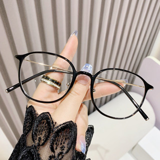   + 0 ~ + 400  Kính lão thị kính gọng tròn cổ điển thời trang kính đọc sách chống ánh sáng xanh cho nam và nữ dành cho người trung niên và người già kính đọc sách 