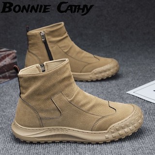  Giày Bonnie Cathy. Giày bốt Martin có dây kéo cao cấp. Giày dụng cụ thoáng khí mới. Giày bảo hiểm lao động thông thường chống trượt phù hợp cho mọi lứa tuổi 