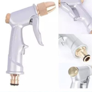 Đầu vòi xịt tăng áp rửa xe tưới cây kim loại - Vòi xịt rửa xe máy áp lực cao đa năng tiện lợi cho gia đình