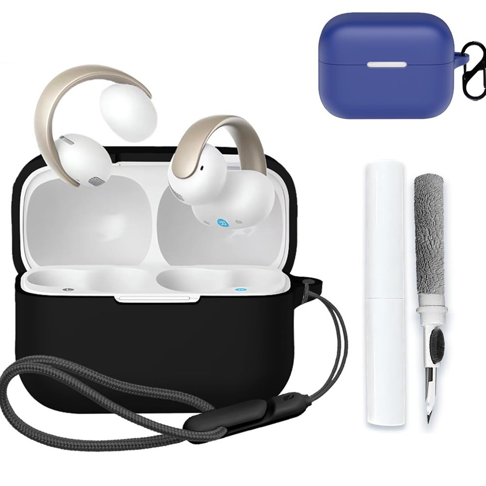 Dành Cho Anker Soundcore AeroClip Open-Ear Clip-On Earbuds Vỏ Silicon Có Móc Khóa & Bộ Dụng Cụ Vệ Si