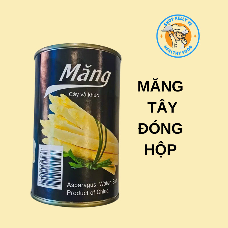 Măng tây đóng hộp 430g lon . Măng tây  lon chuyên nấu súp,  nấu canh - Shop Kelly ye