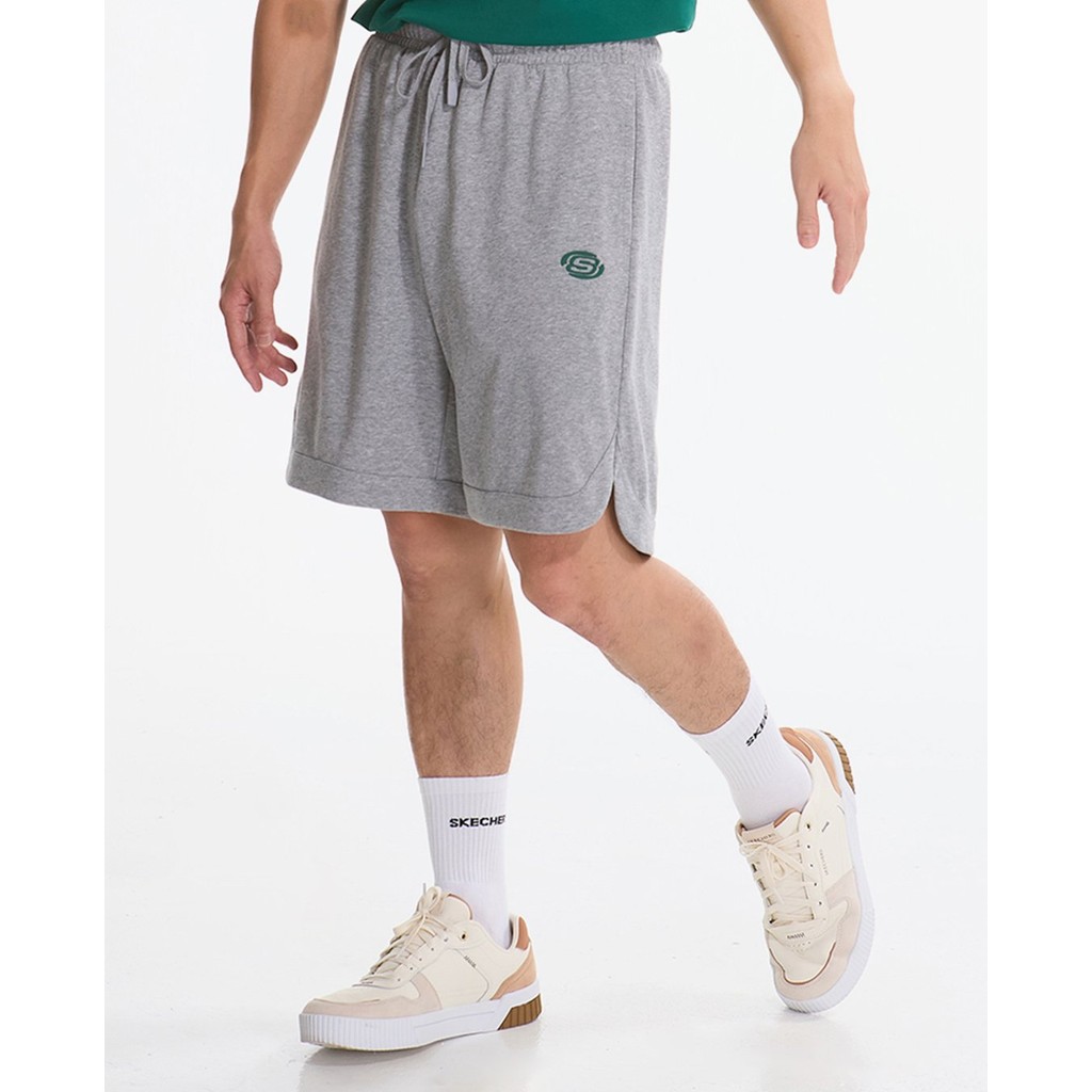 SKECHERS - Quần short tập luyện nam lưng thun L225M001-004F