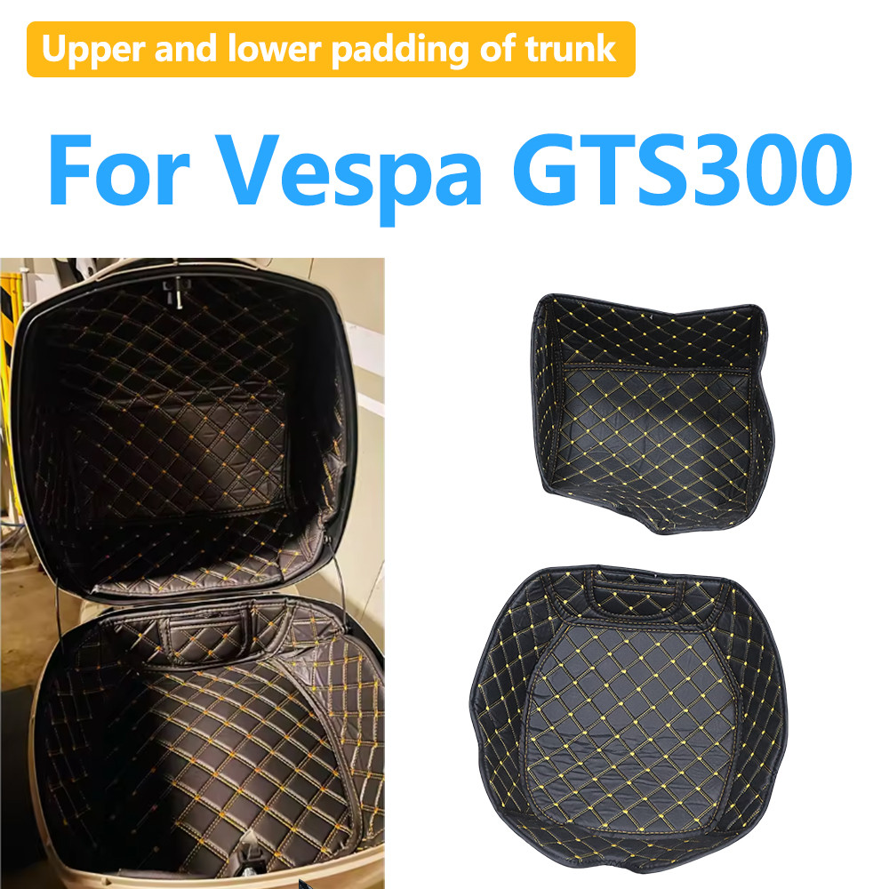 Cho VESPA GTS300 GTS-300 GTS 300 Phụ Kiện Xe Máy cốp Xe Vỏ Lót Phía Sau Hộp Hành Lý Bên Trong Đuôi L