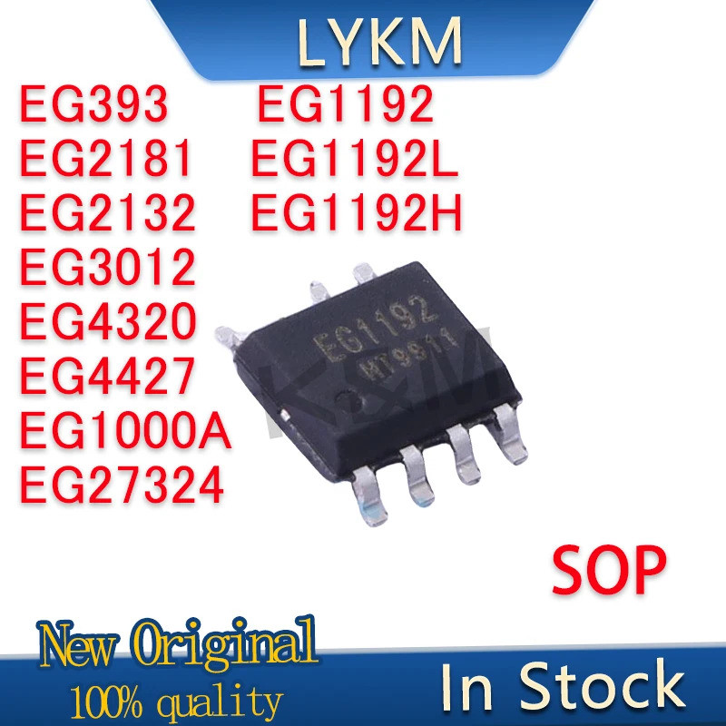 1-5 CÁI EG393 EG1192 EG2181 EG2132 EG3014 EG4320 EG4427 EG1000A EG1192L EG1192H EG27324 SOP8 IC chip