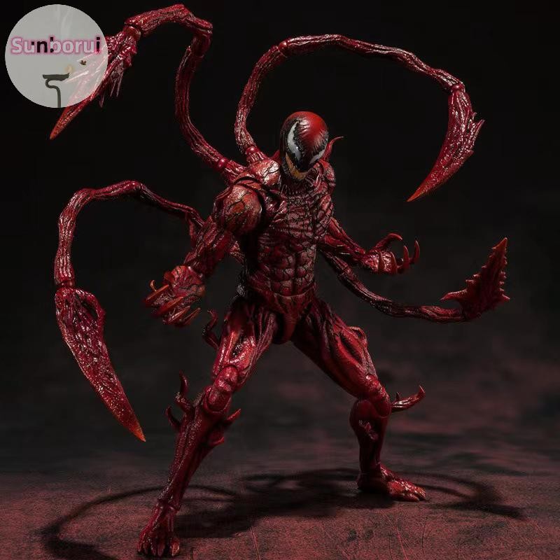 Sunborui Red Venom Carnage Nhân Vật Hành Động SHFiguarts Venom SHF Venom 2 Let There Be Carnage Anim