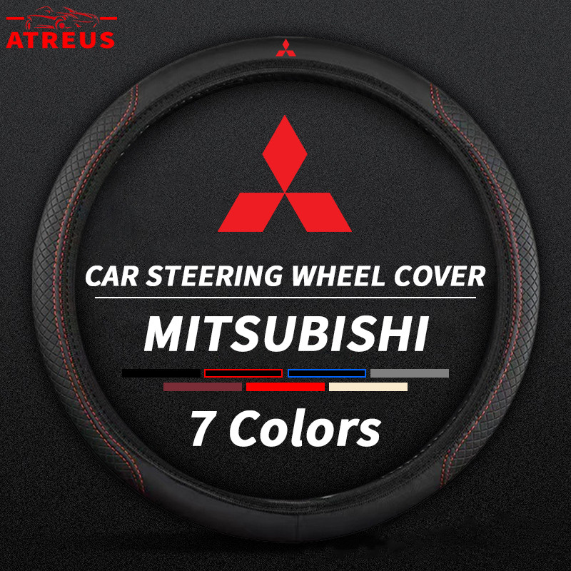 Đa Năng 38cm Mitsubishi Ô Tô Vô Lăng Bao Da Chống Trơn Trượt