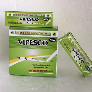 HỘP 2 VIÊN PHẤN DIỆT KIẾN VÀ CÔN TRÙNG VIPESCO
