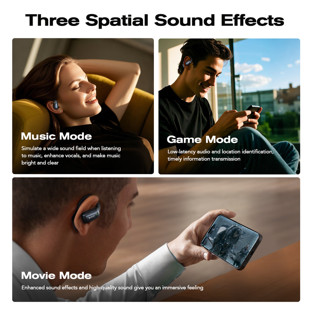 HTC NE25 Tai Nghe Dịch Thời Gian Thực 135 Ngôn Ngữ  Bluetooth 6.0 Màn Hình Cảm Ứng LED  Âm Thanh HiFi  Chống Nước IPX5  Thiết Kế Nhét Tai | BigBuy360 - bigbuy360.vn