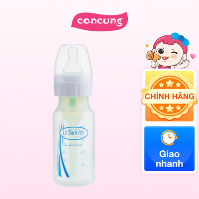 Bình sữa nhựa PP Dr.Brown's USA 120ml (Không chứa BPA)