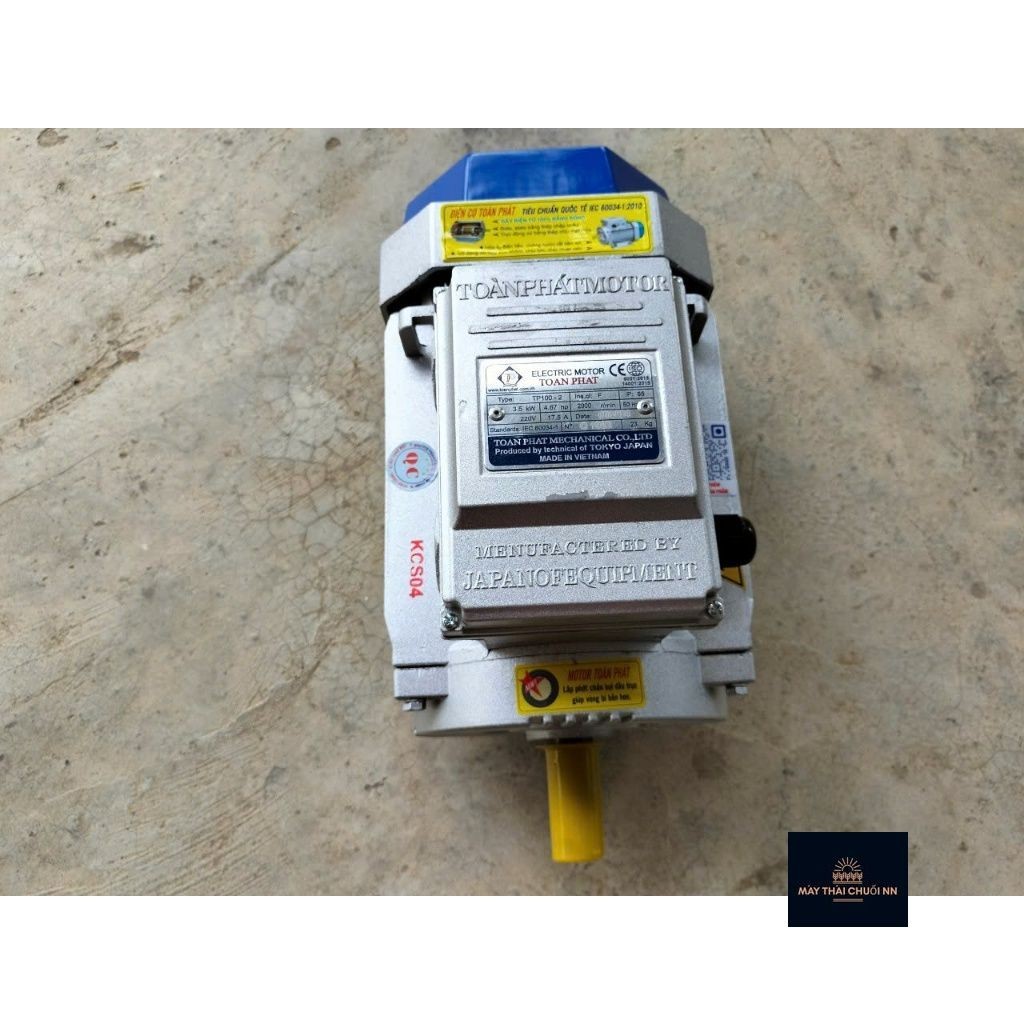 MOTOR ĐỘNG CƠ ĐIỆN 1 PHA 220V TOÀN PHÁT 3,5KW( 5HP ) TUA NHAN 2900V/P, DÂY ĐỒNG 100% HÀNG VIÊT NAM C