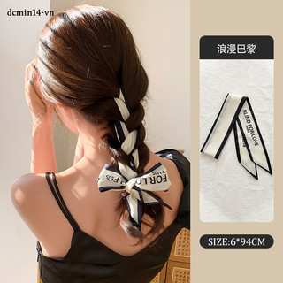 Khăn Quàng Cổ Lụa Thắt Nơ Xinh Xắn Thời Trang Cho Nữ