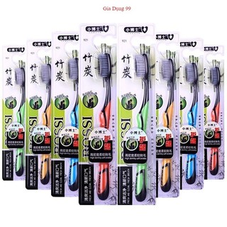 COMBO 10 BÀN CHẢI ĐÁNH RĂNG BOSSI 921 HÀN QUỐC, THAN TRE HOẠT TÍNH