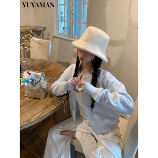 YUYAMAN áolen áo cardigan khoác tingoan  Đơn giản thời trang Thời trang Fashion WMJ2470CVG 28Z240711